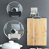 SUPERFINDINGS 4 Sets 2 Colors Adhesive Wall Mounted Stainless Steel Pot Lid Holders AJEW-FH0004-53-6