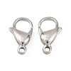 Tarnish Resistant 316 Surgical Stainless Steel Lobster Claw Clasps STAS-316-FL18A-5