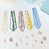 DIY Silk Scarf Necklace Making Kits DIY-BM0002-52-7