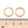 Ion Plating(IP) 304 Stainless Steel Huggie Hoop Earrings EJEW-F111A-14mm-G-3