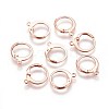 304 Stainless Steel Leverback Earring Findings X-STAS-E460-02RG-2