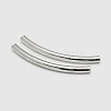 Tube 925 Sterling Silver Beads STER-O021-03-26x2mm-1