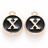 Golden Plated Alloy Charms ENAM-SZ0001-25B-X-2