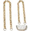 CHGCRAFT 2Pcs 2 Style CCB Plastic Rectangle Cross Chain Bag Straps AJEW-CA0003-30-1