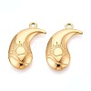 304 Stainless Steel Pendants STAS-T065-10G-1