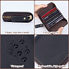 Rectangle Leather Credit Card Wallets for Women Men AJEW-WH20001-31C-6