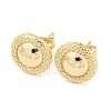 Brass Ear Studs EJEW-P261-08G-1