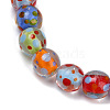 Handmade Lamword Beads Strands LAMP-P069-01A-01-2