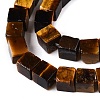 Natural Tiger Eye Beads Strands G-T139-6x6-29A-3