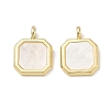 Alloy Acrylic Pendants AL-CBA4262-03G-03-1