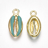 Alloy Enamel Pendants PALLOY-T065-27B-2