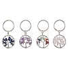 Natural & Synthetic Mixed Stone Keychain KEYC-JKC00814-1