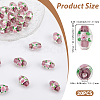 20Pcs Handmade Foil Glass Lampwork Beads LAMP-PA0001-63B-2