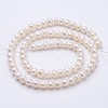 Natural Cultured Freshwater Pearl Beads Strands PEAR-F004-08-01-2