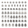 Kissitty 200Pcs 20 Style Tibetan Style European Bead MPDL-KS0001-02-3