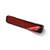 Plastic Adhesive Back Bar Pins with Platinum Iron Pins LS-KY-D025-01B-02-2