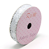 Glitter Powder Polyester Ribbons X-SRIB-S048-04G-1