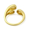 Brass Open Cuff Rings RJEW-B051-38G-3