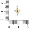 Brass Rhinestone Pendants RB-CBAA948-03G-3