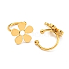 304 Stainless Steel Enamel Cuff Earrings for Women EJEW-Z053-03G-02-2