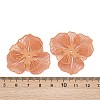 Spray Painted Iron Bead Caps IFIN-Z004-02D-3