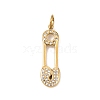 304 Stainless Steel Rhinestone Pendants RB-CBAC900-12G-1