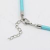 Silk Cord Necklaces Making NFS005-15-3