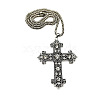 Handmade Retro Gothic Big Cross Alloy Electroplated Pendant DIY Necklace RK9641-1