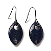 Natural Lapis Lazuli Horse Eye Dangle Earrings EJEW-I315-01P-03-1