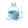 Rabbit Ears Flower Storage Basket PW-WG44668-05-1