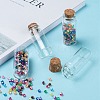 Glass Jar Bead Containers CON-Q004-4