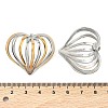 304 Stainless Steel Two Tone Stud Earrings LS-EJEW-P335-01A-3