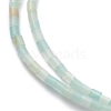 Natural Flower Amazonite Beads Strands G-H255-14-2