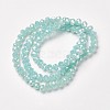Electroplate Glass Beads Strands EGLA-A034-J6mm-T02-2