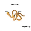 304 Stainless Steel Snake-Shaped Cuff Rings for Women LS-FT0606-4-1
