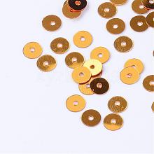 Ornament Accessories Plastic Paillette Beads PVC-R014-6mm-265