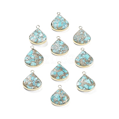 Natural Imperial Jasper Pendants G-C034-14G-1