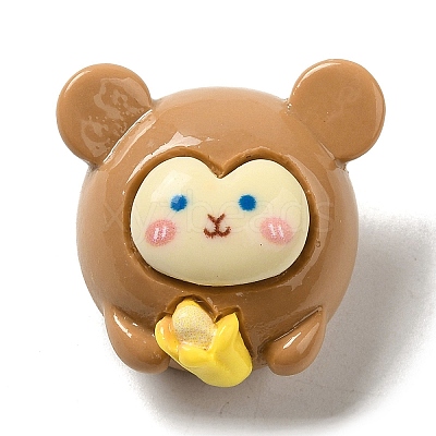 Cute Opaque Resin Cabochons RESI-L040-03D-1
