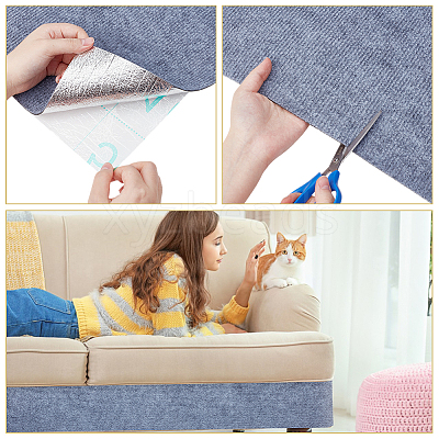 Polyester Anti Cat Scratch Furniture Protector Stickers AJEW-WH0609-395B-1