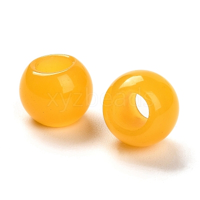 Natural Topaz Jade Dyed European Beads G-R488-01C-1