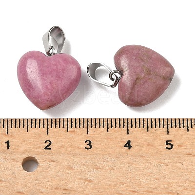 Natural Rhodonite Pendants G-I311-A14-1
