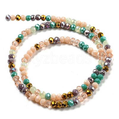 Glass Beads Strands EGLA-A034-M4mm-17-1
