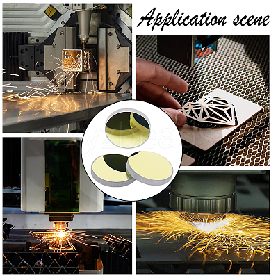 3Pcs K9 Glass Reflective Lens AJEW-WR0002-23B-1
