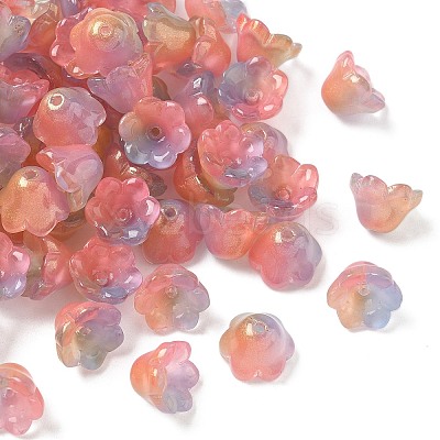 Transparent Glass Beads Caps X1-GLAA-B028-01B-1