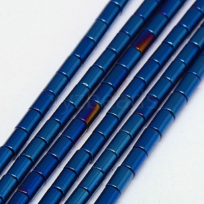 Electroplate Non-magnetic Synthetic Hematite Beads Strands G-J162-C-03-1
