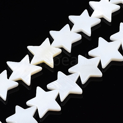 Natural Freshwater Shell Beads Strands X-SHEL-S278-01D-01-1