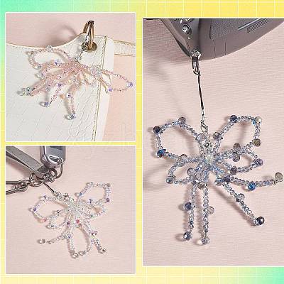 1Pc Glass Mobile Straps HJEW-SZ0001-59C-1