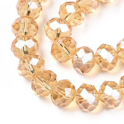 Electroplate Glass Beads Strands EGLA-A034-T3mm-A30-1