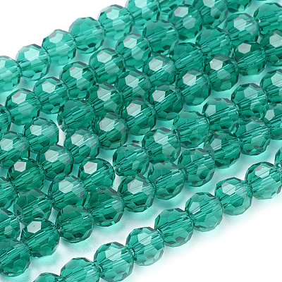 Glass Beads Strands EGLA-J042-6mm-13-1