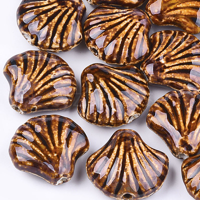 Handmade Porcelain Beads X-PORC-S498-36D-1